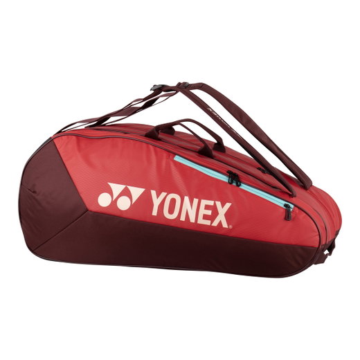 Torba na rakiety Yonex Team (Schlägertasche, 3 główne komory, komora na buty) 2026 czerwona 9-tka